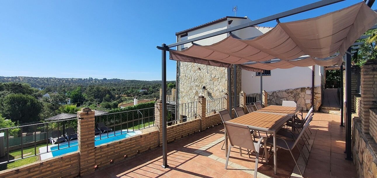 terraza con vistas